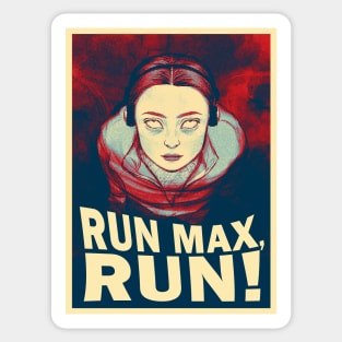 Run Max,run! Sticker